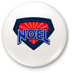 printfashion NOEL - Kitűző, hűtőmágnes - Fehér (10948631)