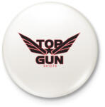 printfashion TOP GUN - Kitűző, hűtőmágnes - Fehér (3087576)