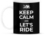 printfashion LET'S RIDE - Bögre - Fekete (10840679)