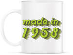 printfashion made-in-1958-green-grey - Bögre - Fehér (790346)