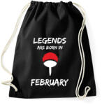 printfashion Naruto szülinap - Február - Sportzsák, Tornazsák - Fekete (2699938)