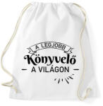 printfashion A legjobb könyvelő a világon - Sportzsák, Tornazsák - Fehér (6542530)