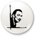 printfashion Dalí - Kitűző, hűtőmágnes - Fehér (3076445)