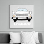 printfashion Trabant - Vászonkép - Fehér (6636349)