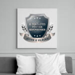 printfashion A tökéletes férfiak november - Vászonkép - Fehér (6639848)