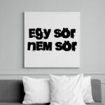 printfashion Egy sör NEM sör - Vászonkép - Fehér (6624023)