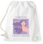 printfashion Márciusi lány vagyok2 - Sportzsák, Tornazsák - Fehér (6234669)