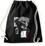 printfashion Mopsz keresztapa - Sportzsák, Tornazsák - Fekete (2360364)