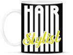 printfashion Hair Stylist (white) - Bögre - Fekete (7318282)