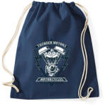 printfashion Mennydörgő motorok - Sportzsák, Tornazsák - Sötétkék (203410)