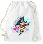 printfashion Ahri - Sportzsák, Tornazsák - Fehér (1987459)