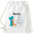printfashion Baba adatok (fiú) - Sportzsák, Tornazsák - Fehér (8096344)