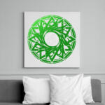 printfashion Goth kör (Zöld) - Vászonkép - Fehér (6632484)
