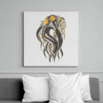 printfashion Oktobot - Vászonkép - Fehér (6620164)