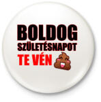 printfashion Boldog születésnapot te. . - Kitűző, hűtőmágnes - Fehér (5381672)