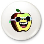 printfashion Alma napszemüvegben - Kitűző, hűtőmágnes - Fehér (14078817)