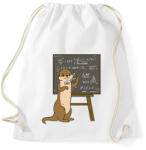 printfashion Vidra tanár - Sportzsák, Tornazsák - Fehér (6098999)