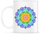 printfashion Csakrák harmóniája mandala - Bögre - Fehér (14118906)