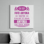 printfashion Futó anyuka - Vászonkép - Fehér (7355748)