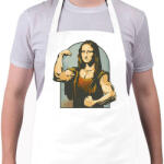 printfashion Mona Lisa kigyúrva - Kötény - Fehér (11513139)