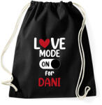 printfashion Love mode - Névvel (fehér) - Sportzsák, Tornazsák - Fekete (11645217)