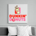 printfashion DD fánk - Vászonkép - Fehér (6631419)