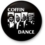 printfashion Dancing Coffin Guys - Kitűző, hűtőmágnes - Fekete (3102574)