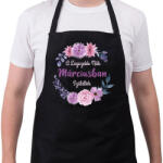 printfashion A legszebb nők márciusban születtek - Kötény - Fekete (4935849)