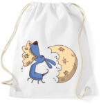 printfashion Kutya hold -sajt - Sportzsák, Tornazsák - Fehér (4208559)