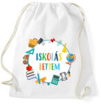 printfashion Iskolás lettem - Sportzsák, Tornazsák - Fehér (1701954)