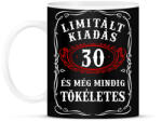 printfashion Limitált kiadás - 30 éves - Bögre - Fekete (14768851)