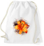 printfashion tigris liliom - Sportzsák, Tornazsák - Fehér (1700999)