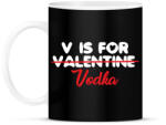 printfashion V is for Vodka - Bögre - Fekete (4292110)