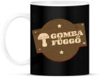 printfashion Gomba függő gombász ajándék - Bögre - Fekete (11612938)