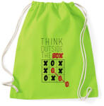 printfashion Gondolkodj. - Sportzsák, Tornazsák - Limezöld (266799)