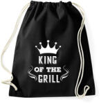printfashion king of the grill fehér - Sportzsák, Tornazsák - Fekete (14019176)