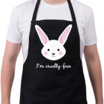 printfashion Állatkísérlet-mentes - Kötény - Fekete (14497575)