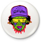 printfashion Eazy-E - Kitűző, hűtőmágnes - Fehér (3084076)