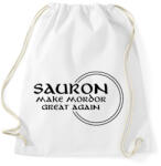 printfashion Sauron make Mordor great again! - Sportzsák, Tornazsák - Fehér (2020315)