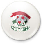 printfashion Hajrá magyarok - Kitűző, hűtőmágnes - Fehér (14675578)