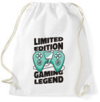 printfashion Gamer legenda - limited edition - Sportzsák, Tornazsák - Fehér (5622194)