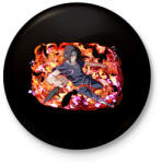 printfashion Itachi Uchiha attack - Kitűző, hűtőmágnes - Fekete (7211735)