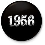 printfashion 1956 - Kitűző, hűtőmágnes - Fekete (6189658)