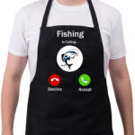 printfashion Fishing phone - Kötény - Fekete (11378633)