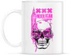 printfashion Hooligan Pink Skull - Bögre - Fehér (1786339)