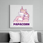 printfashion Papacorn - Vászonkép - Fehér (14707549)