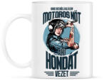 printfashion Sose becsülj alá egy motors nőt - Honda - Bögre - Fehér (4344649)