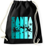 printfashion Santa - Sportzsák, Tornazsák - Fekete (1984595)