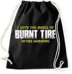 printfashion Burnt Tire - Sportzsák, Tornazsák - Fekete (849357)