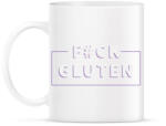 printfashion fcuk-gluten-white-purple - Bögre - Fehér (887324)
